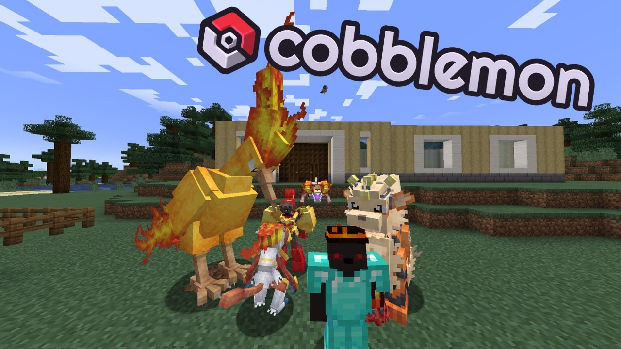Finally Finishing My Team in Cobblemon Minecraft - YouTube