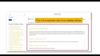 Accessing Databases From Off-Campus