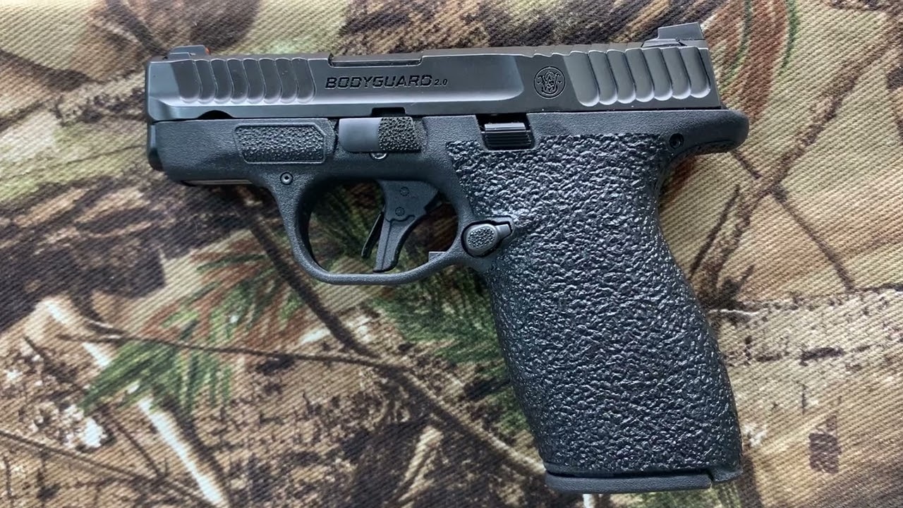Tractiongrips grip tape on a S&W Bodyguard 2.0 could be the best pocket size CCW setup on the market