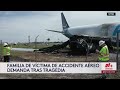 Avión lo aplastó cuando manejaba su Miniván al lado del aeropuerto y su familia demanda a Amazon