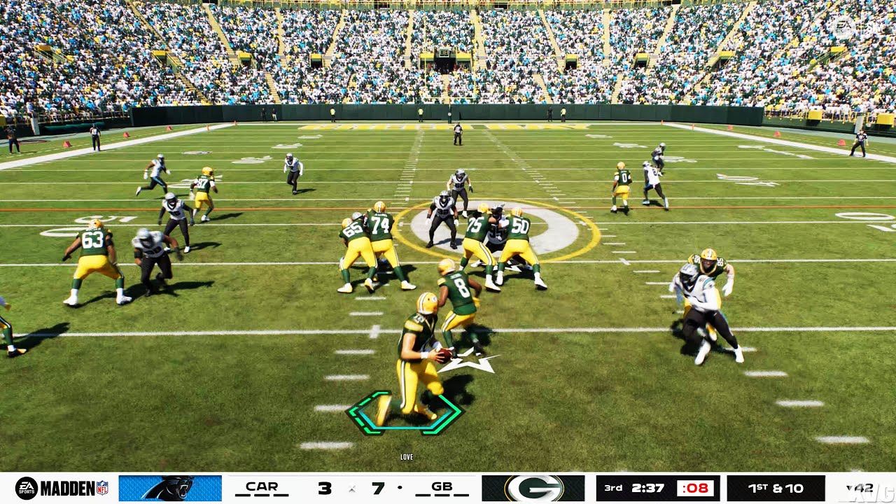 Madden NFL 26 - Carolina Panthers vs Green Bay Packers - Gameplay (PS5 UHD) [4K60FPS]