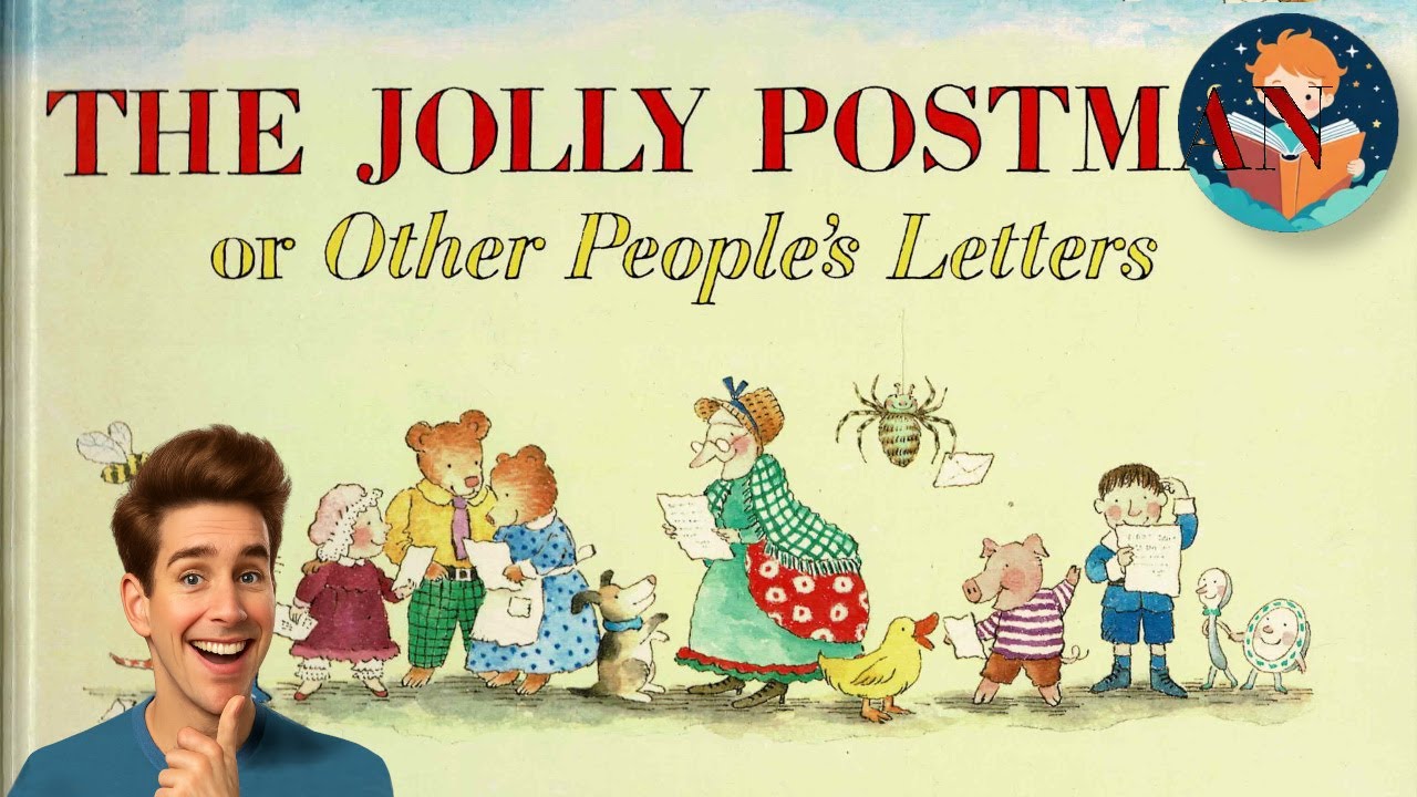 📧📫 The Jolly Postman – Janet & Allan Ahlberg | Read Aloud Kids Book | English Language | Male Voice