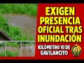Habitantes del km 10 exigen atención tras inundación en Obispo Ramos de Lora | Noticias del Sur