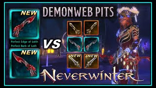 NEW Perfect Weapons versus Mirage, Weaver & Masterwork! (best in slot?) Dps/Tank/Heal - Neverwinter