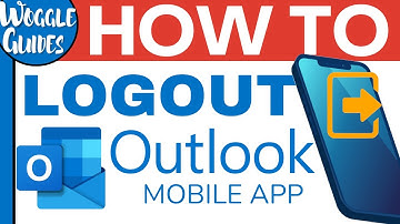 How to logout of Outlook mobile app