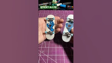 Tech Deck performance series VS Fake DIY $4 board #techdeck #viral #fingerboard