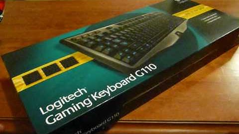 Logitech G110 Gaming Keyboard - Unboxing and Quick Look