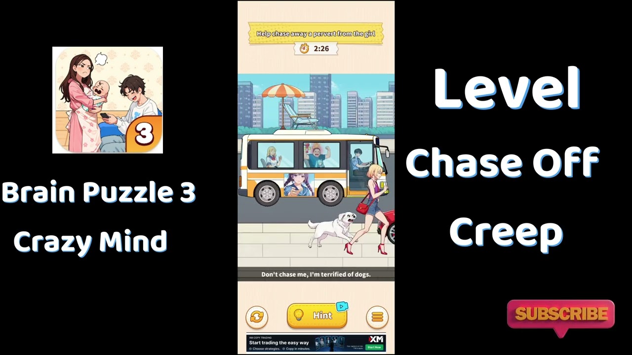 Brain Puzzle 3 Crazy Mind Chase Off Creep Walkthrough