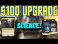 Science upgrade  improving the precon commander deck with 100