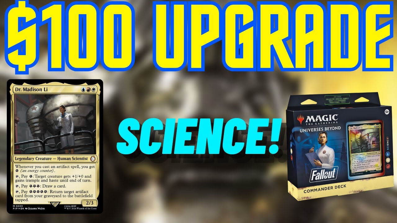 Science! Upgrade - Improving the Precon Commander Deck with $100 - YouTube