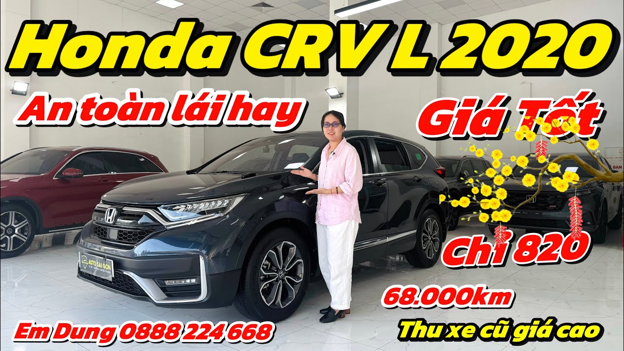 Honda CRV L 2020 xe 7 chỗ bền bỉ giá tốt đi Tết|Thu mua ô tô cũ Tphcm