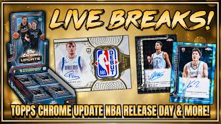 UPDATE CHROME NBA RELEASE DAY! | Plus Tribute MLB + Resurgence NFL & More  (RGL 5733-5745)