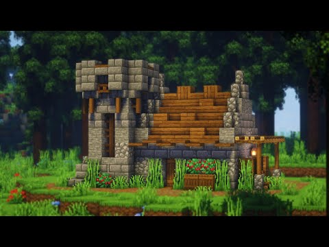 Minecraft: Medieval Starter House (aka Techno's House) ✨ Tutorial