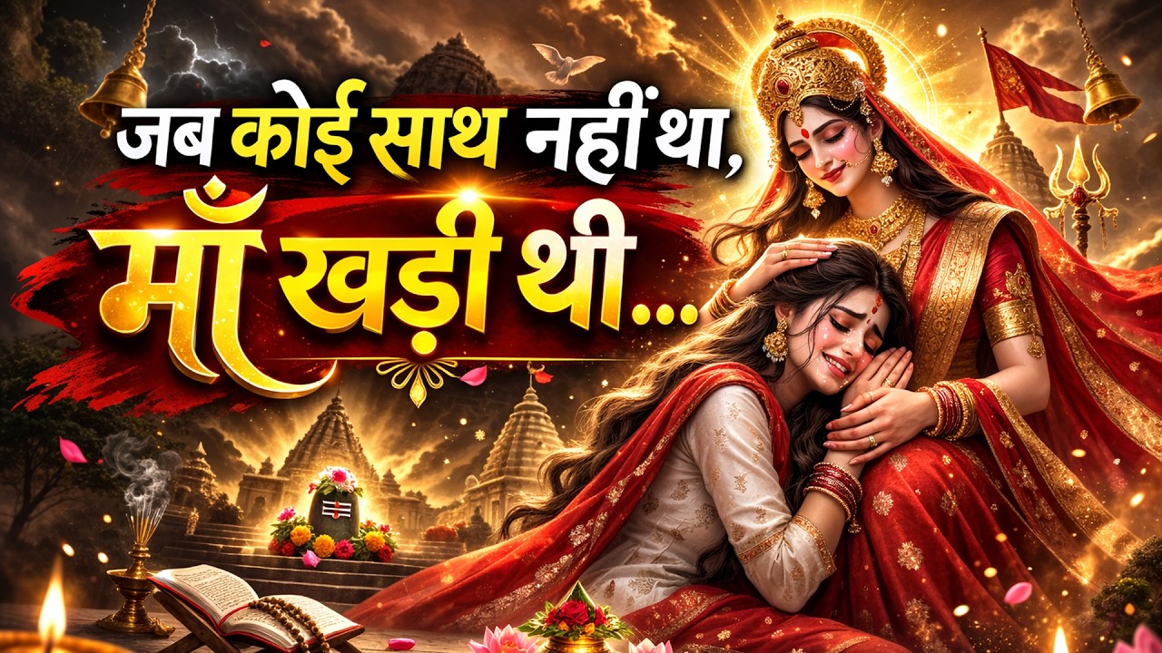 जब कोई साथ नहीं था, माँ खड़ी थी | Emotional Maa Bhajan | Heart Touching Devi Bhakti Song | Kaveri Bh