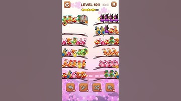 Bird Sort 2: Color Puzzle Level 104 #games #gaming #gameplay