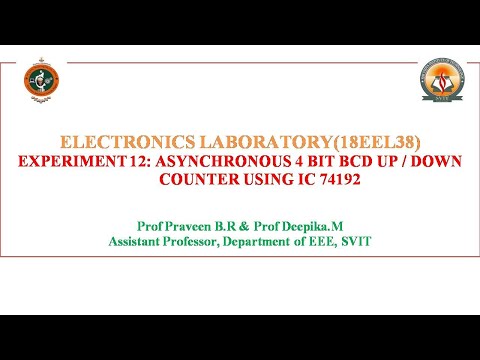 Video Experiment number : 12 Asynchronous 4 bit BCD UP /... - youtube
