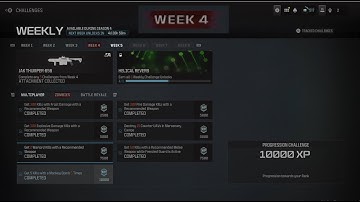 Call Of Duty Modern Warfare 3 MW3 MWZ SEASON 4 WEEK 4 Zombies Challenges #cod #mwz #zombiescodmobile