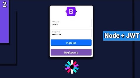 2/5 - Database y Frontend - Login con Node + JWT + MySQL