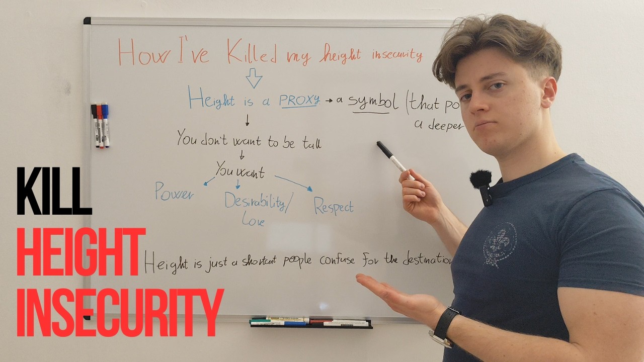 How I've killed my height insecurity (and you can too) - YouTube