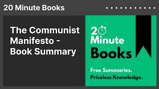 The Communist Manifesto  Book Summary