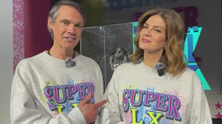 KRON4's Grant Lodes, Justine Waldman go head-to-head at Super Bowl Experience Information