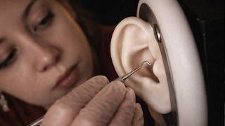 ASMR Detailed Ear Cleaning | Gloves, Q-Tip, Dental Pick, Brush, Both Ears Active (Minimal Talking) screenshot 3