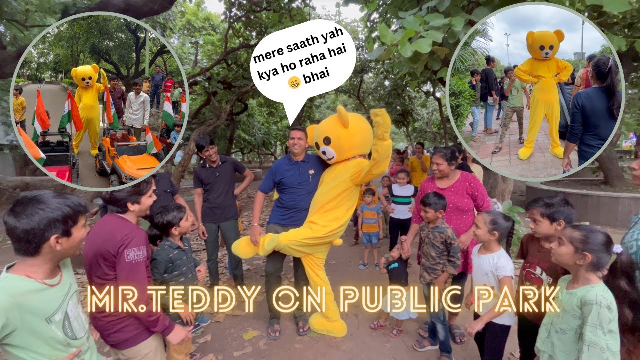 MR TEDDY BEAST Prank 🤣 On public park 😁😁 #trending #mrteddybeast #youtubevideo #funny #youtubeviral