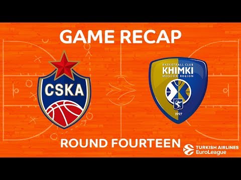 Highlights: CSKA Moscow - Khimki Moscow region
