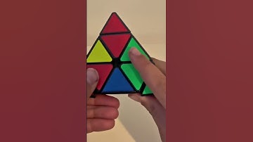 Pyraminx on beat (tried my best) #rubikscube #pyraminx #shorts