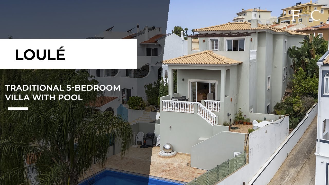Algarve property for sale - Traditional 5-bedroom villa with pool