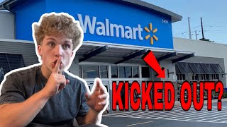 ATTEMPTING to get KICKED OUT of Walmart! 