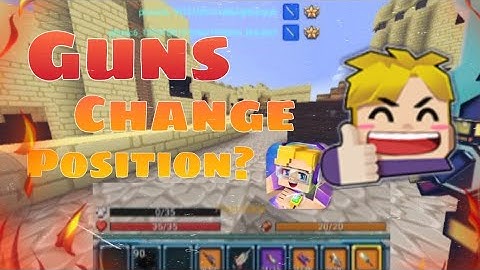 How to Change Guns Position In Build And Shoot! Blockman Go [BlockyMods]