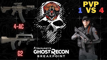 How to shoot like a PRO! 1 VS 4 in PvP - Assault class|Construction site -Ghost Recon Breakpoint|PS5