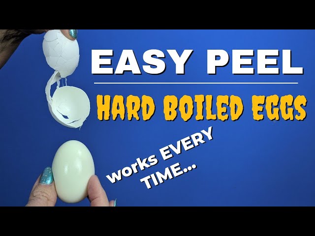 The Easiest Way to Peel Hard Boiled Eggs - Alphafoodie