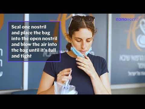 How to use the NanoScent Covid-19 Test kit - video from NanoScent