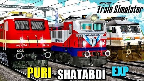 PURI SHATABDI EXPRESS || Journey + PARALLEL RUN + CHASING