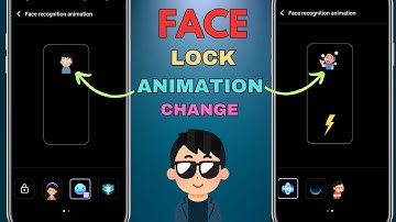 kisi v phone mai lock face animation ko change kaise kare | How to change face lock animation