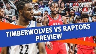 Minnesota timberwolves vs. toronto raptors | loshak & the bag nba
picks