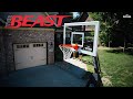 Spalding the beast 60 portable basketball hoop  your home court advantage