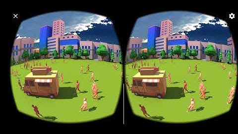 Realtime Crowd Simulation for mobile VR