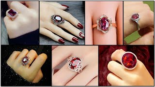 Most Beautiful Ruby Finger Ring Design Collection - (English) Wealth
