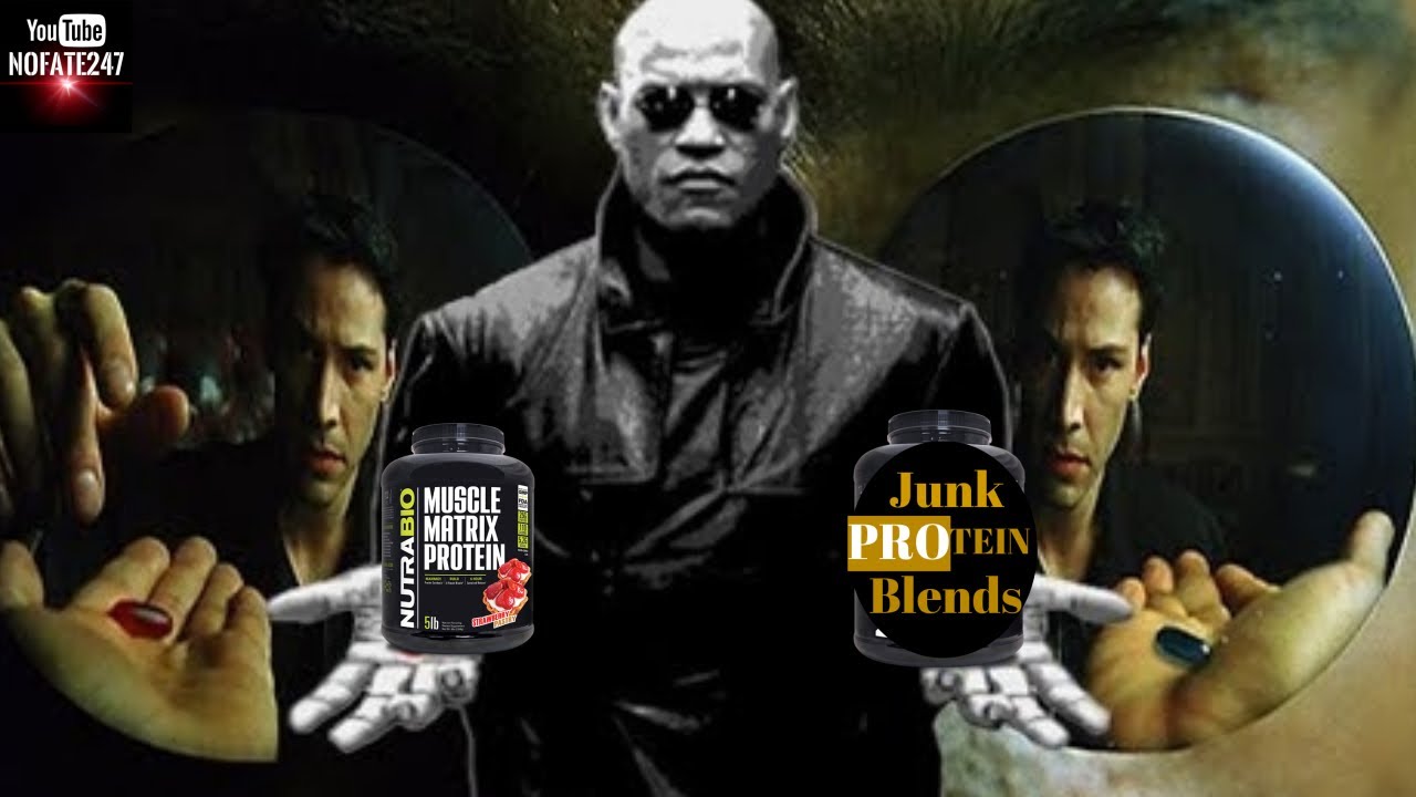 Blue or Red Protein Blend? | Muscle Matrix Strawberry Pastry Nutrabio Review |  Supplement Review