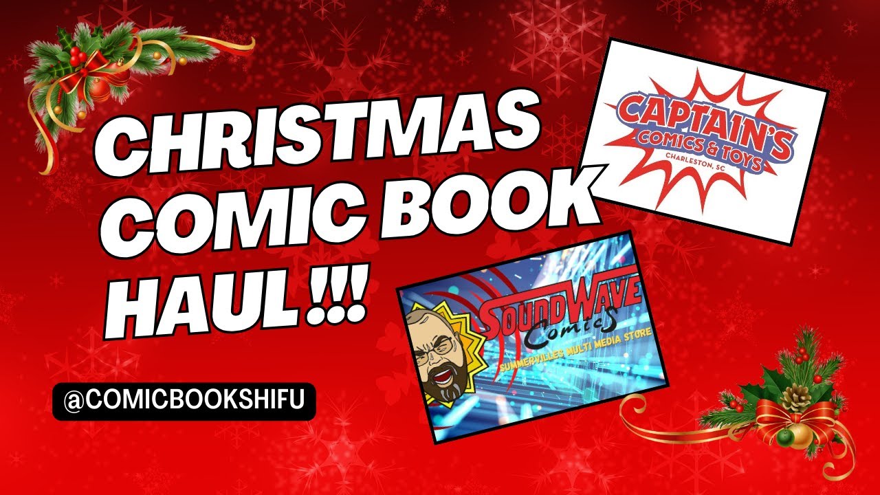 Christmas Comics, Saturday Morning Cartoons & a Charleston Comic Hunt
