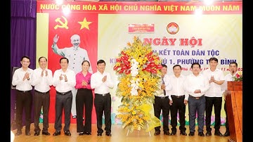 Lãnh đạo tỉnh dự Ngày hội Đại đoàn kết toàn dân tộc khu phố Tân Phú 1