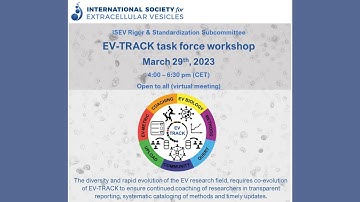 ISEV EV-TRACK Task Force Virtual Workshop 2023