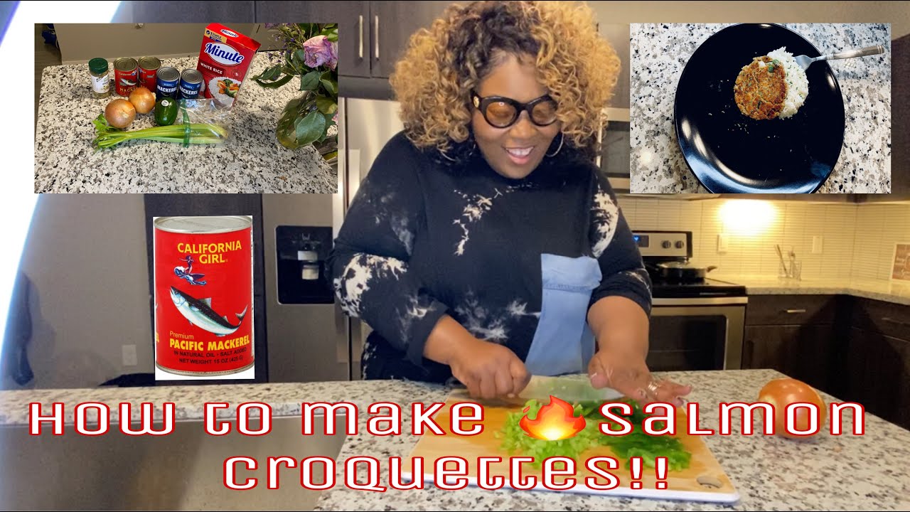 How to make Salmon CroquettesMackerel PattiesCooking with Glamour’US YouTube