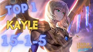 Wild Rift | Top 1 kayle rank challenger - Axe Wild RIFT Gameplay