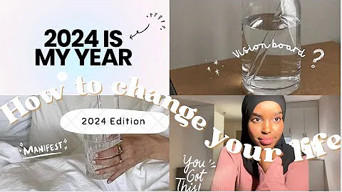 HOW TO REINVENT YOURSELF IN 2024 : step by step guide to change your life & be more confident