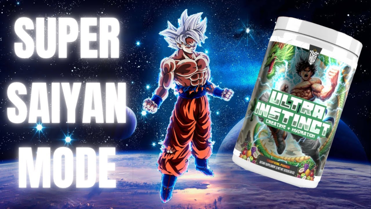 SUPER SAIYAN YOUR GAINS WITH ULTRA INSTINCT (Creatine + Hydration) BY HQ SUPPS