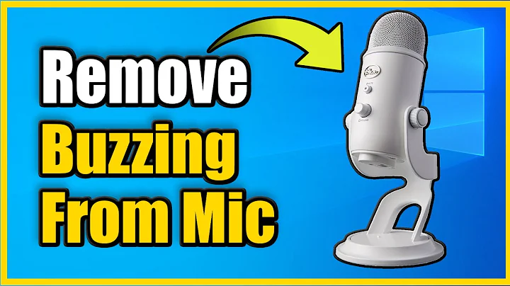 How to Remove Buzzing and Static Noise From Microphone on Windows 10 (Easy Method)